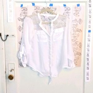 Lace Sheer Blouse